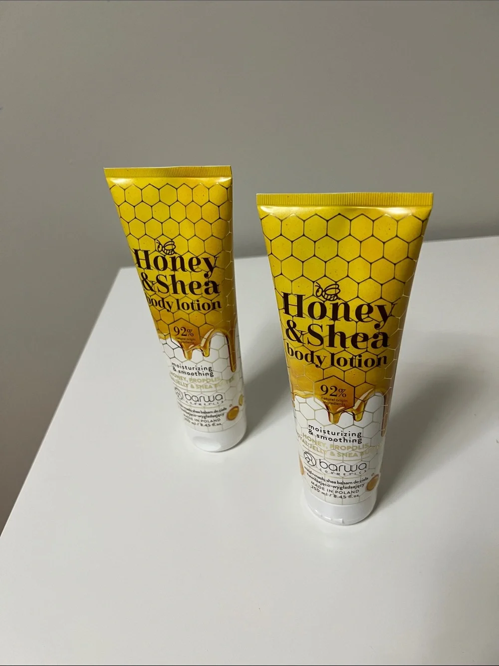 2 Set Barwa Cosmetics Honey & Shea‎ Body Lotion . Size 250ml/ 8.45 fl. Oz